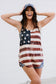 Zenana Stars and Stripes Flag Print Tank