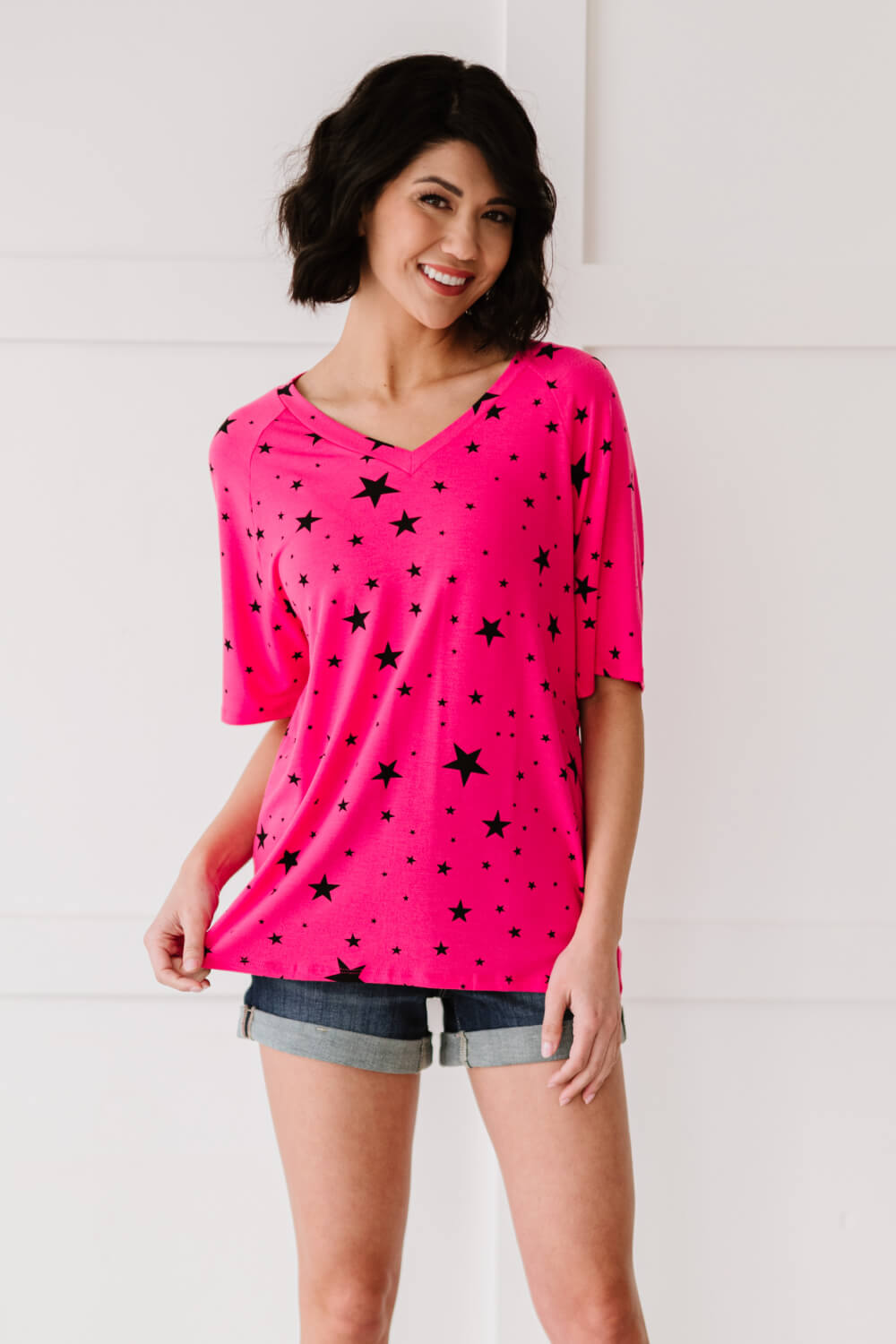 Zenana Made of Stars Full Size Run Tee