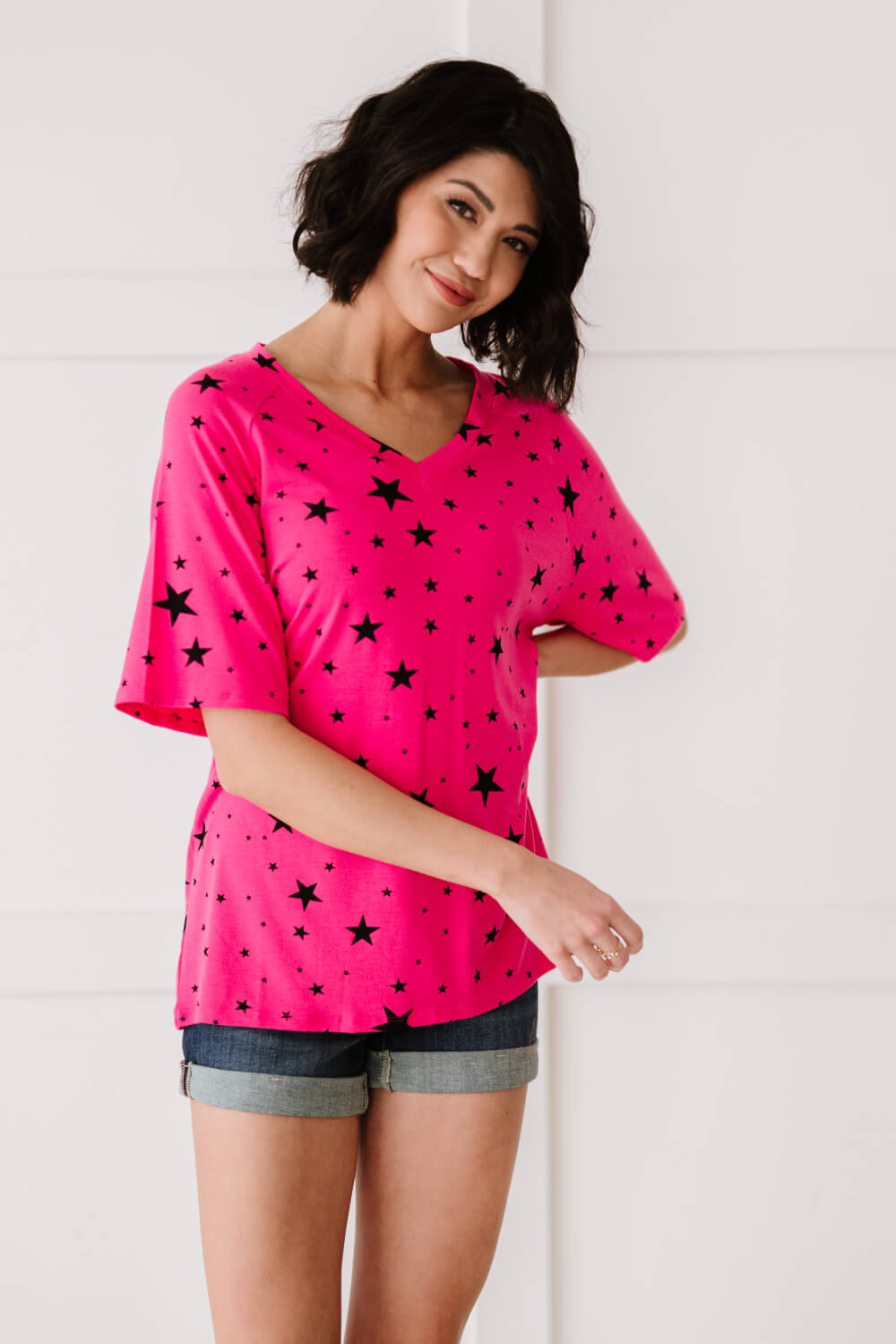 Zenana Made of Stars Full Size Run Tee